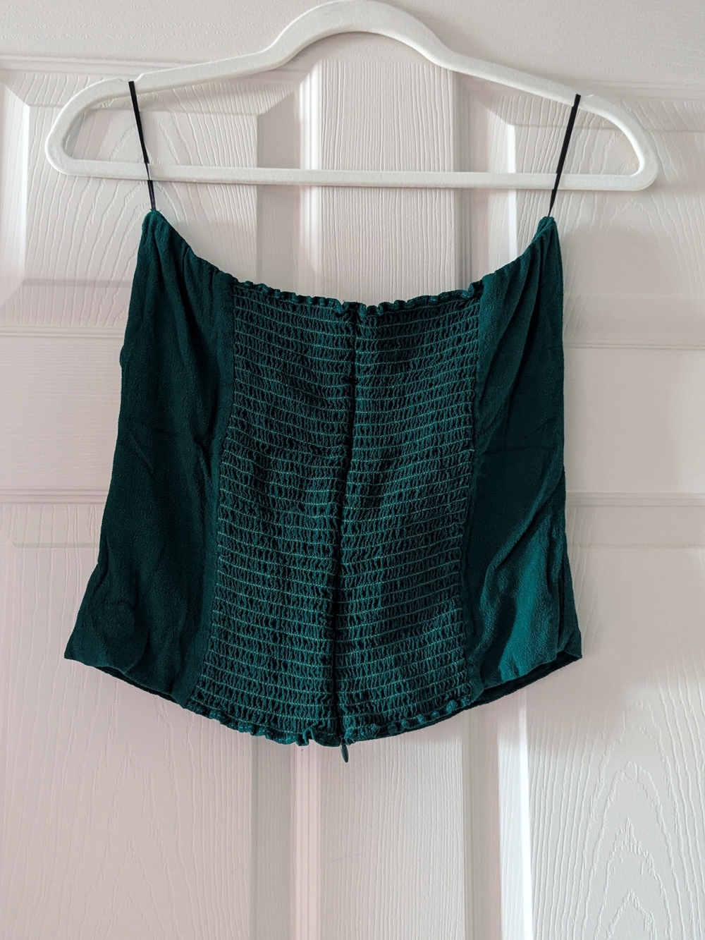 Reformation Teal Strapless Corset Top - Picture 2 of 3